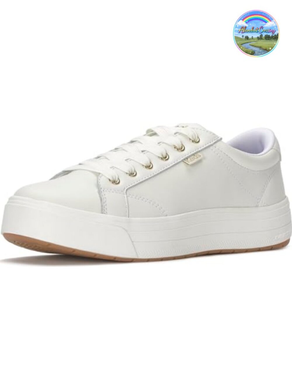 Keds Women's Park Lace Up Leather Sneakers Comfort Walking Shoes
